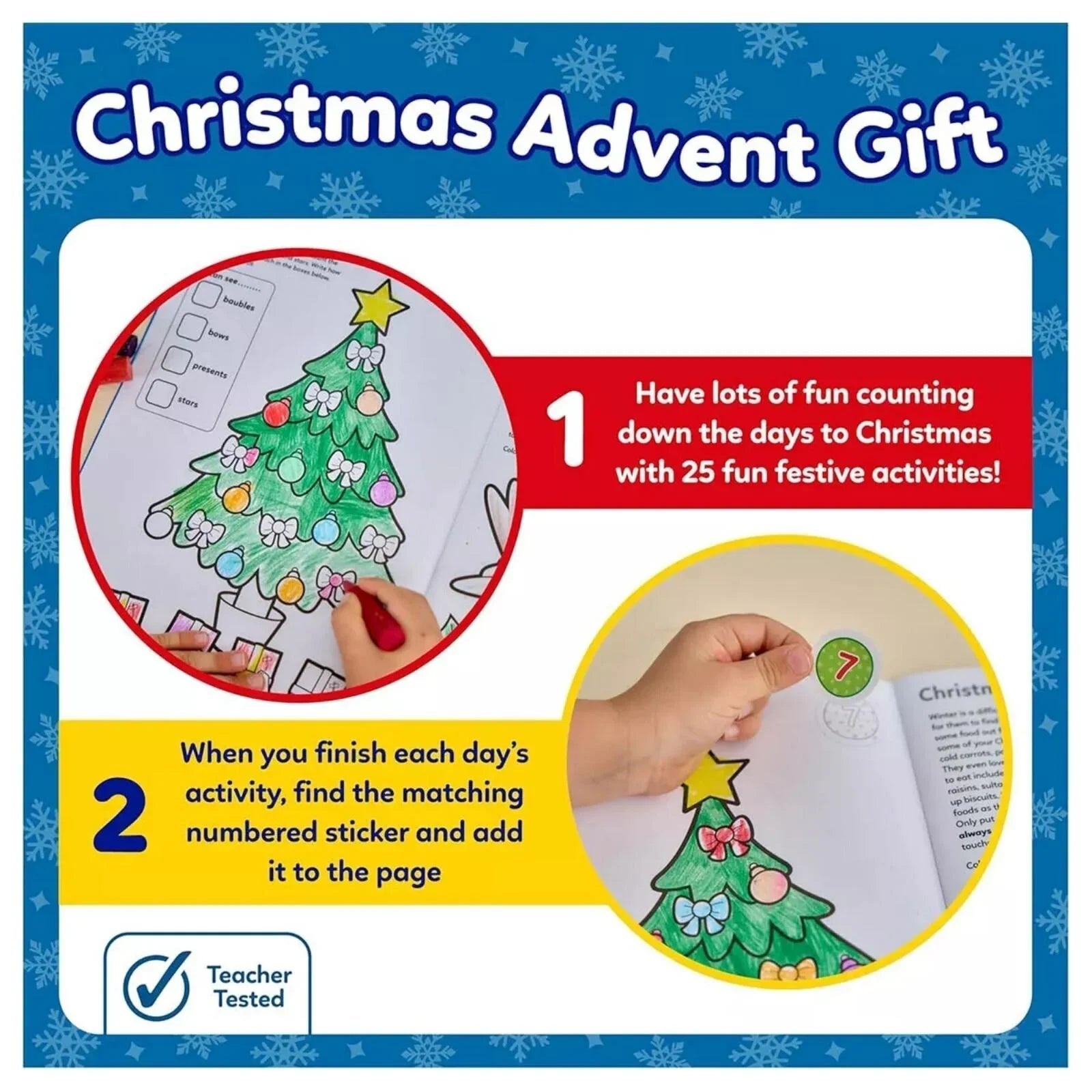 Orchard Toys Countdown to Christmas Activity Book | Luxury Home Accessories | Heulog Glow