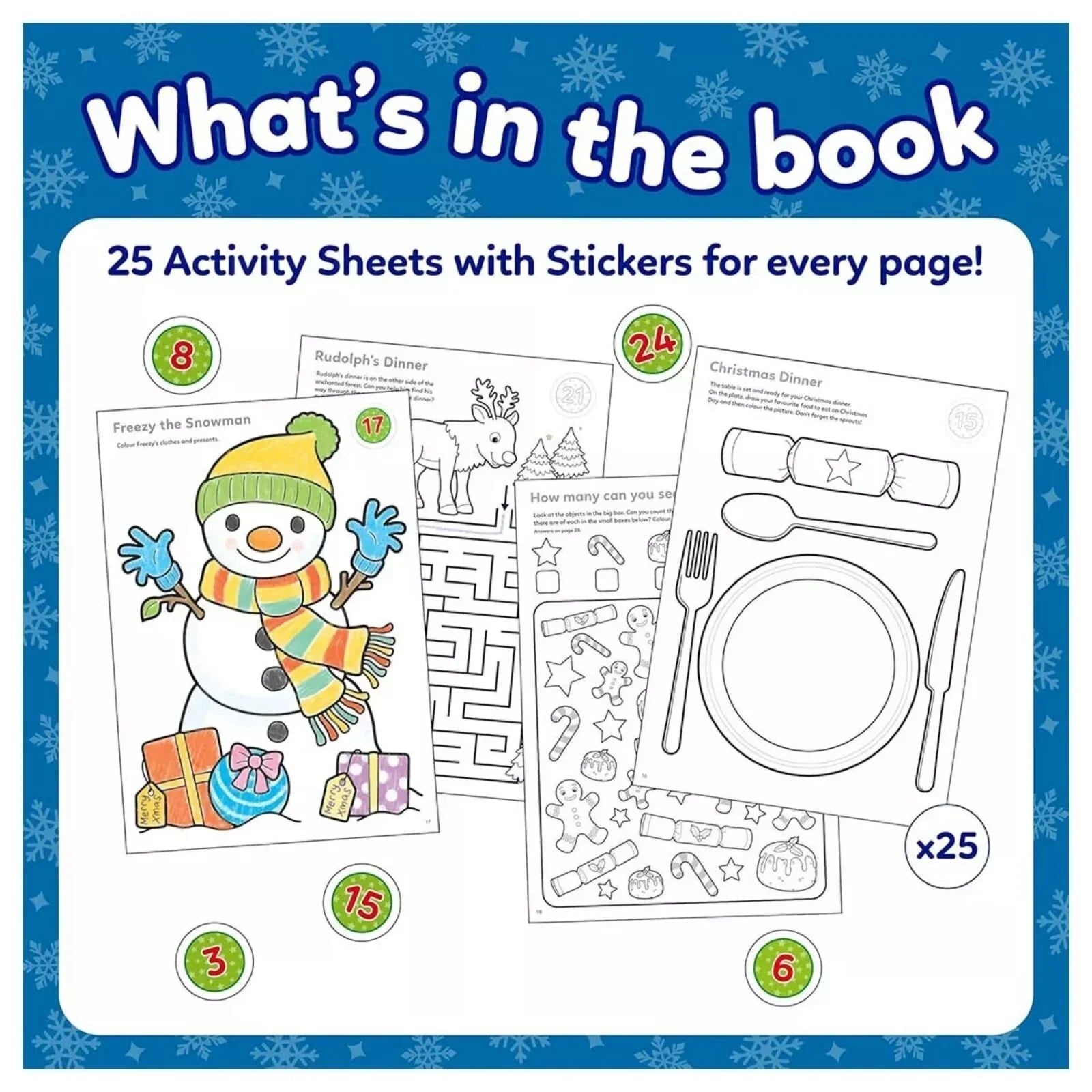 Orchard Toys Countdown to Christmas Activity Book | Luxury Home Accessories | Heulog Glow