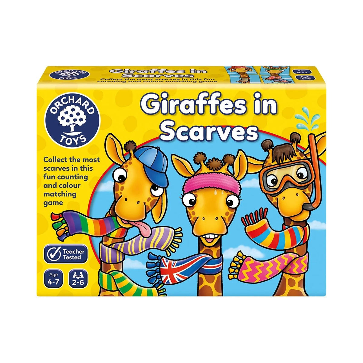 Orchard Toys Giraffes In Scarves | Luxury Home Accessories | Heulog Glow