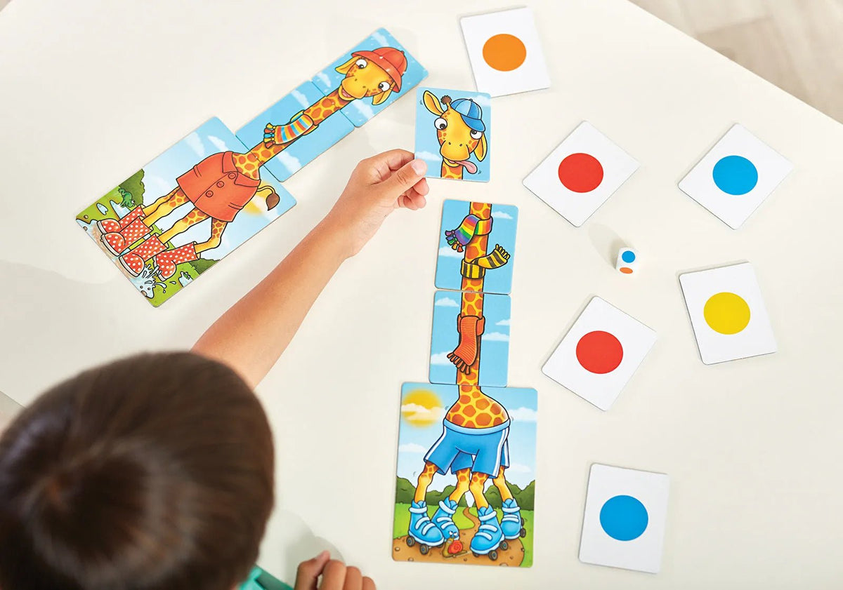 Orchard Toys Giraffes In Scarves | Luxury Home Accessories | Heulog Glow