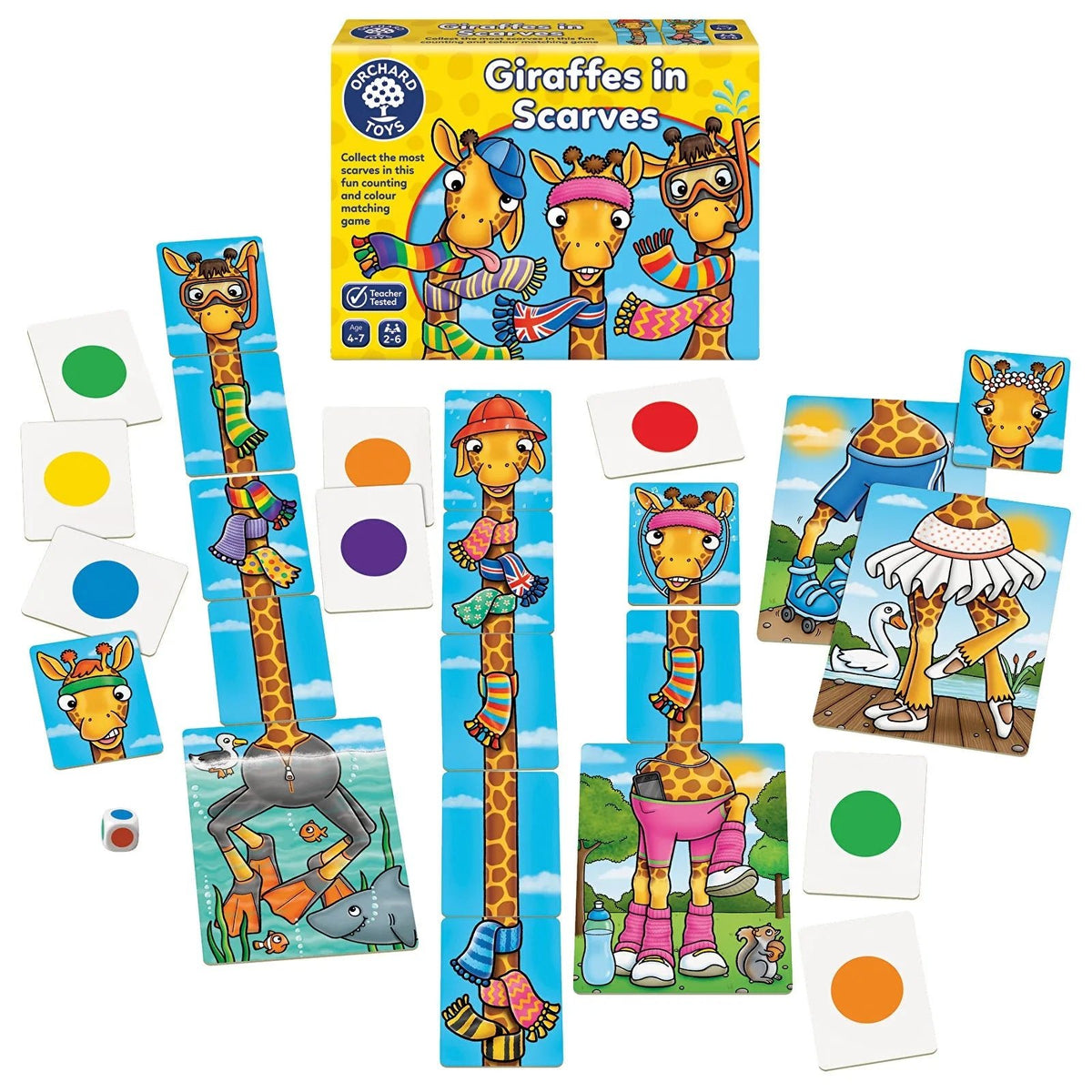Orchard Toys Giraffes In Scarves | Luxury Home Accessories | Heulog Glow