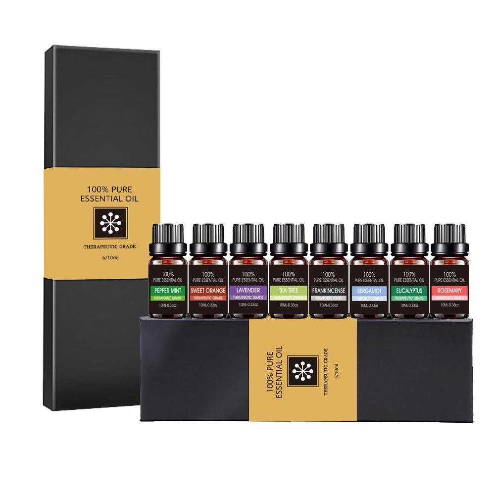 Organic Essential Oils Set Top Sale Natural Therapeutic Grade Aromatherapy Oil Gift Kit For Diffuser | Luxury Home Accessories | Heulog Glow