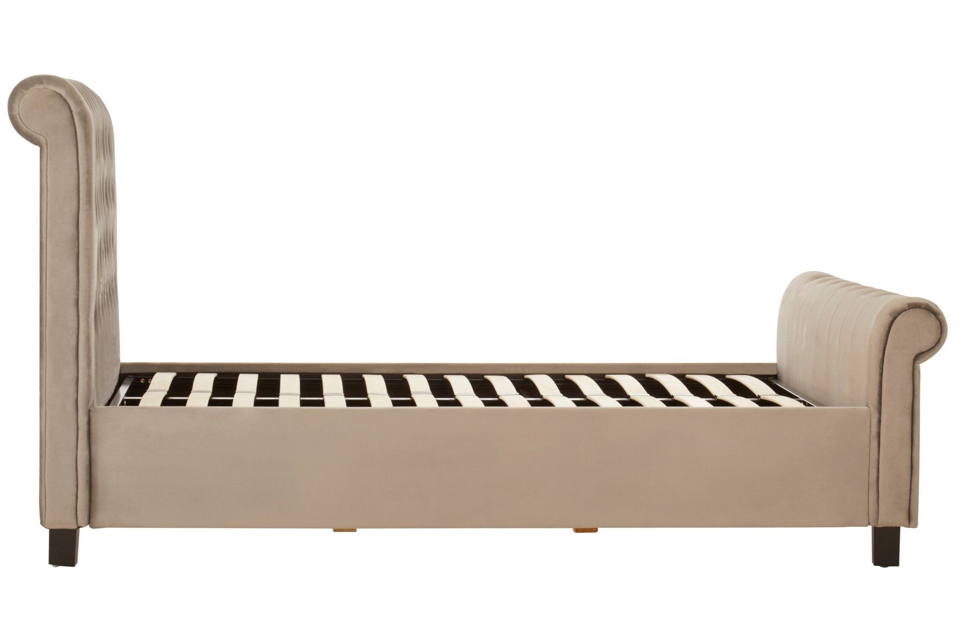 Orlando Grey Ottoman Double Bed | Luxury Home Accessories | Heulog Glow