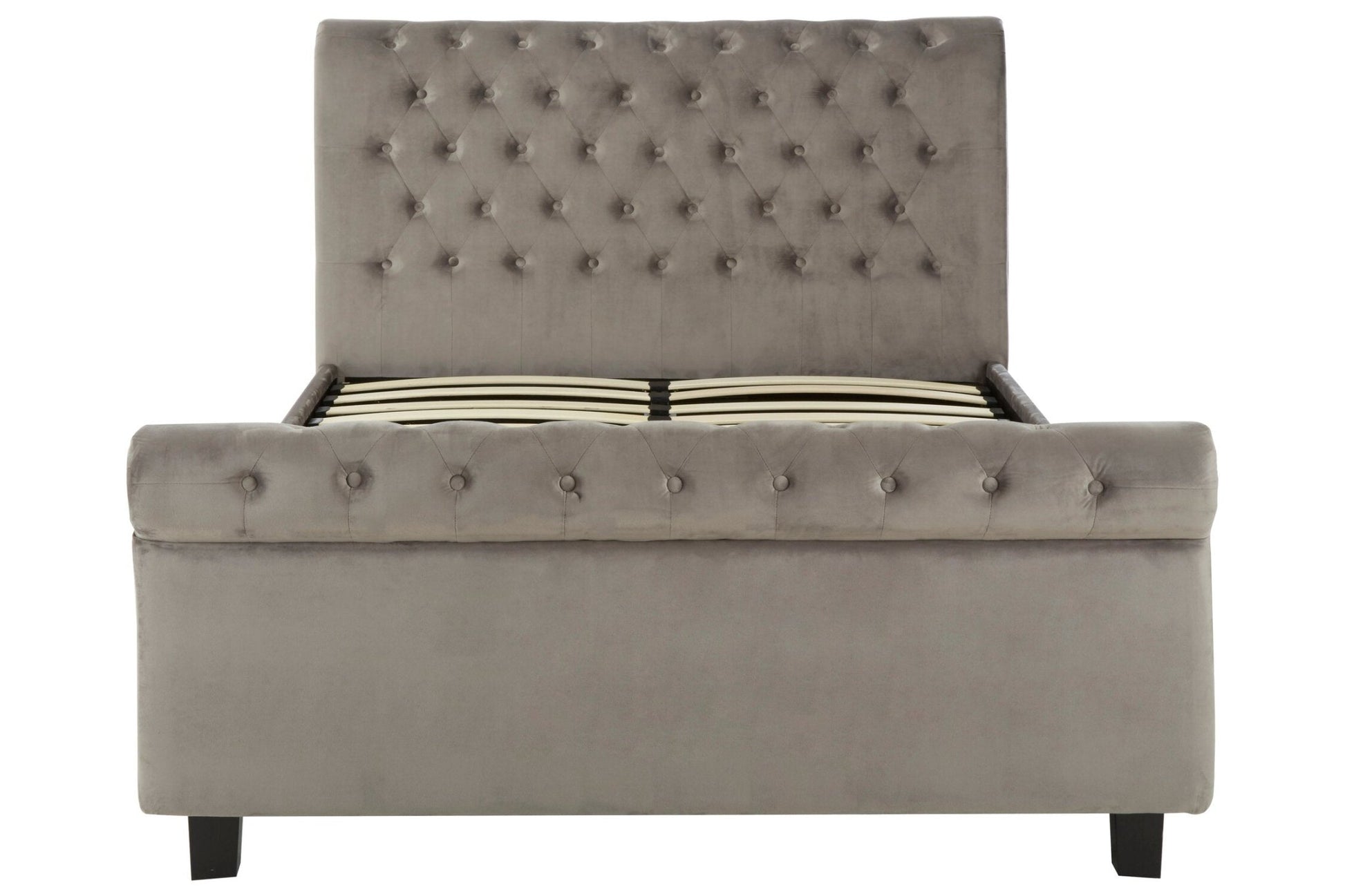 Orlando Grey Ottoman King Bed | Luxury Home Accessories | Heulog Glow