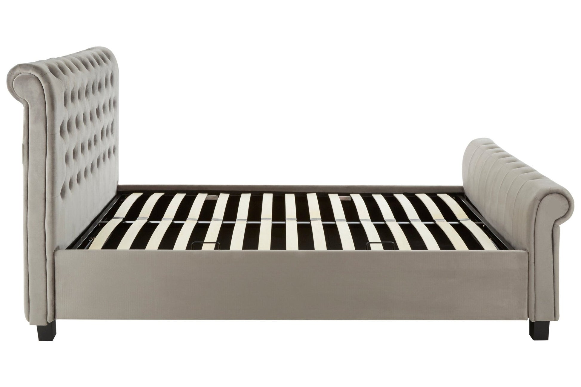 Orlando Grey Ottoman King Bed | Luxury Home Accessories | Heulog Glow