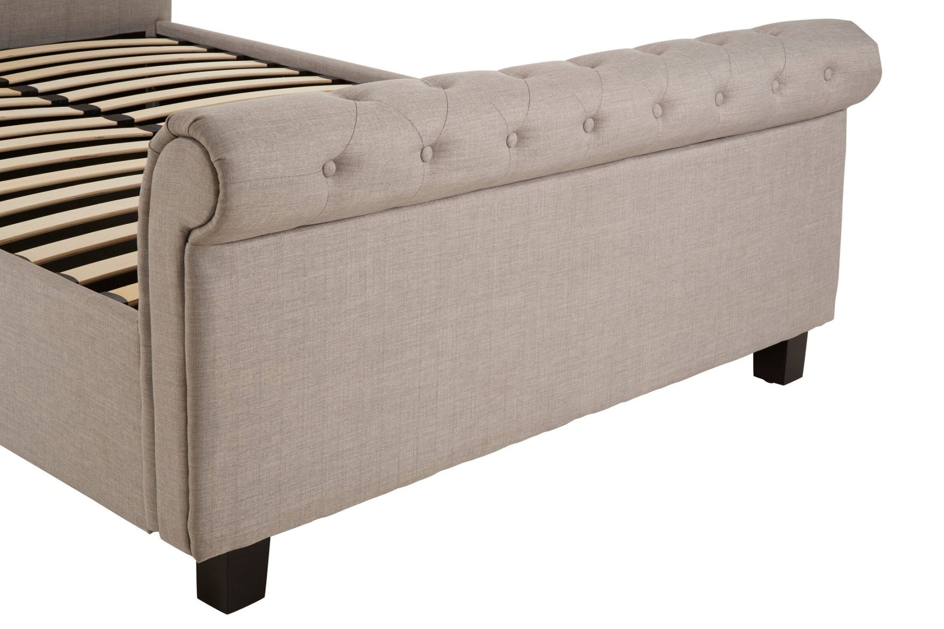 Orlando Light Grey Ottoman King Bed | Luxury Home Accessories | Heulog Glow
