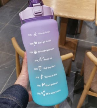 Outdoor Portable Travel With Scale Transparent Water Bottle Cup Set | Luxury Home Accessories | Heulog Glow