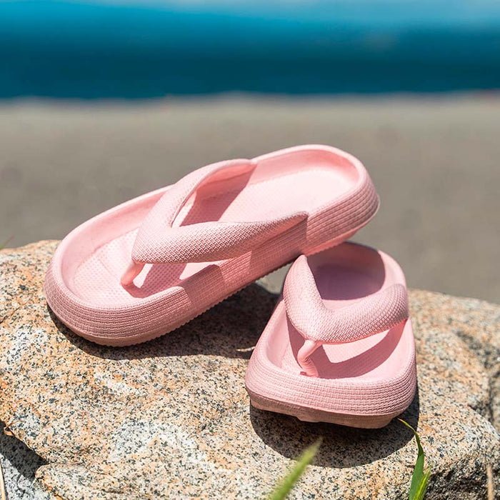 Outdoor Seaside Beach Thick Bottom Flip Flops | Luxury Home Accessories | Heulog Glow