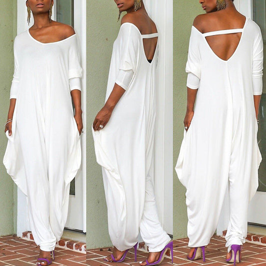 Oversized loose casual jumpsuit | Luxury Home Accessories | Heulog Glow