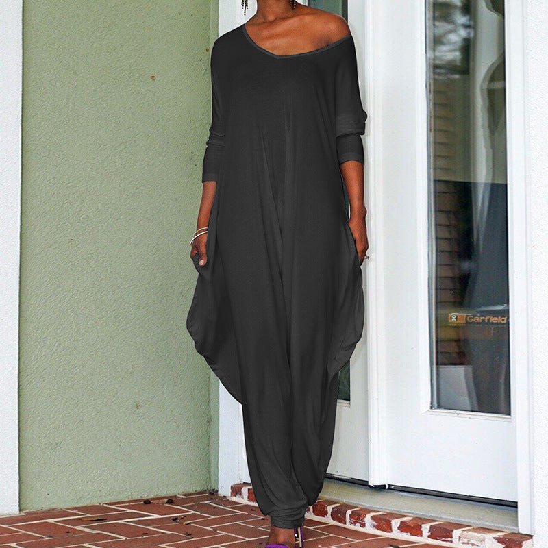 Oversized loose casual jumpsuit | Luxury Home Accessories | Heulog Glow