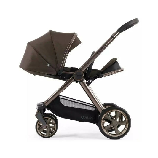 Oyster 4 Single Stroller - Chocolate Velvet | Luxury Home Accessories | Heulog Glow