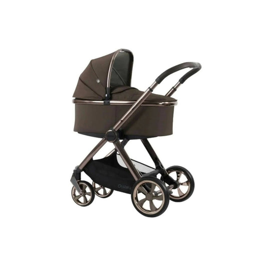 Oyster Carrycot - Chocolate Velvet | Luxury Home Accessories | Heulog Glow