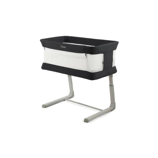 Oyster Wiggle Crib Co-Sleeper - Carbonite | Luxury Home Accessories | Heulog Glow