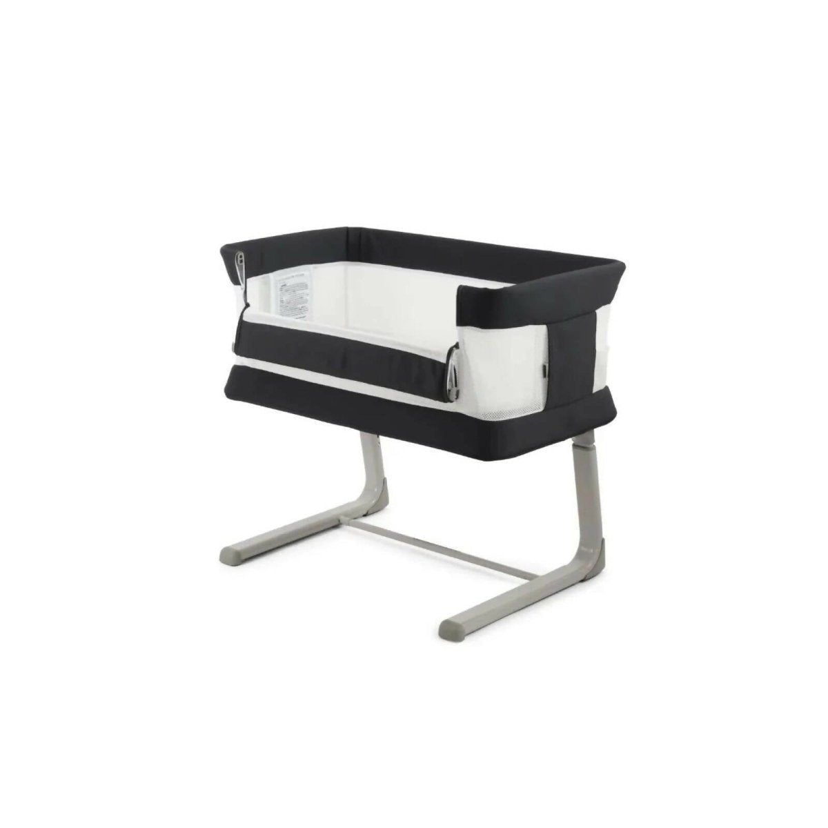 Oyster Wiggle Crib Co-Sleeper - Carbonite | Luxury Home Accessories | Heulog Glow