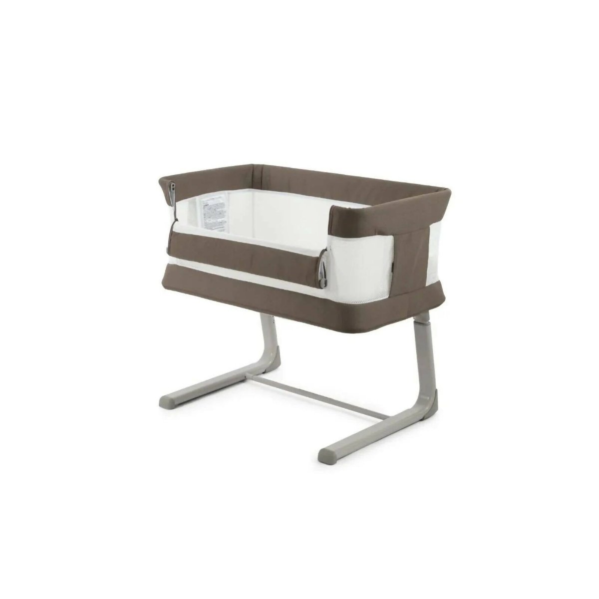 Oyster Wiggle Crib Co-Sleeper - Mink | Luxury Home Accessories | Heulog Glow
