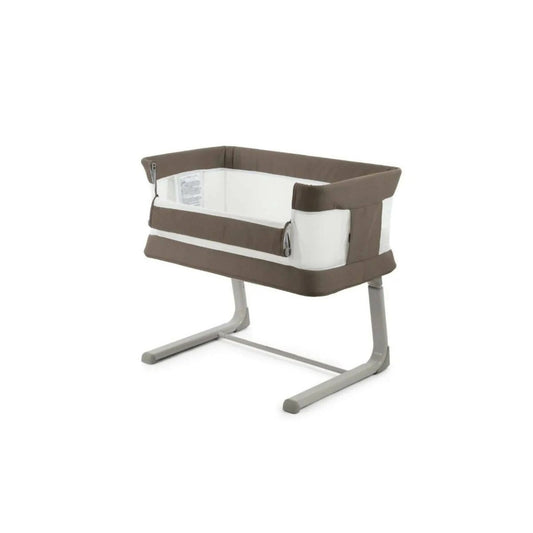 Oyster Wiggle Crib Co-Sleeper - Mink | Luxury Home Accessories | Heulog Glow