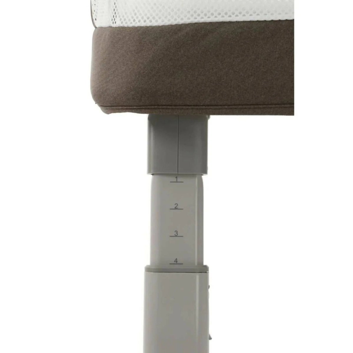 Oyster Wiggle Crib Co-Sleeper - Mink | Luxury Home Accessories | Heulog Glow