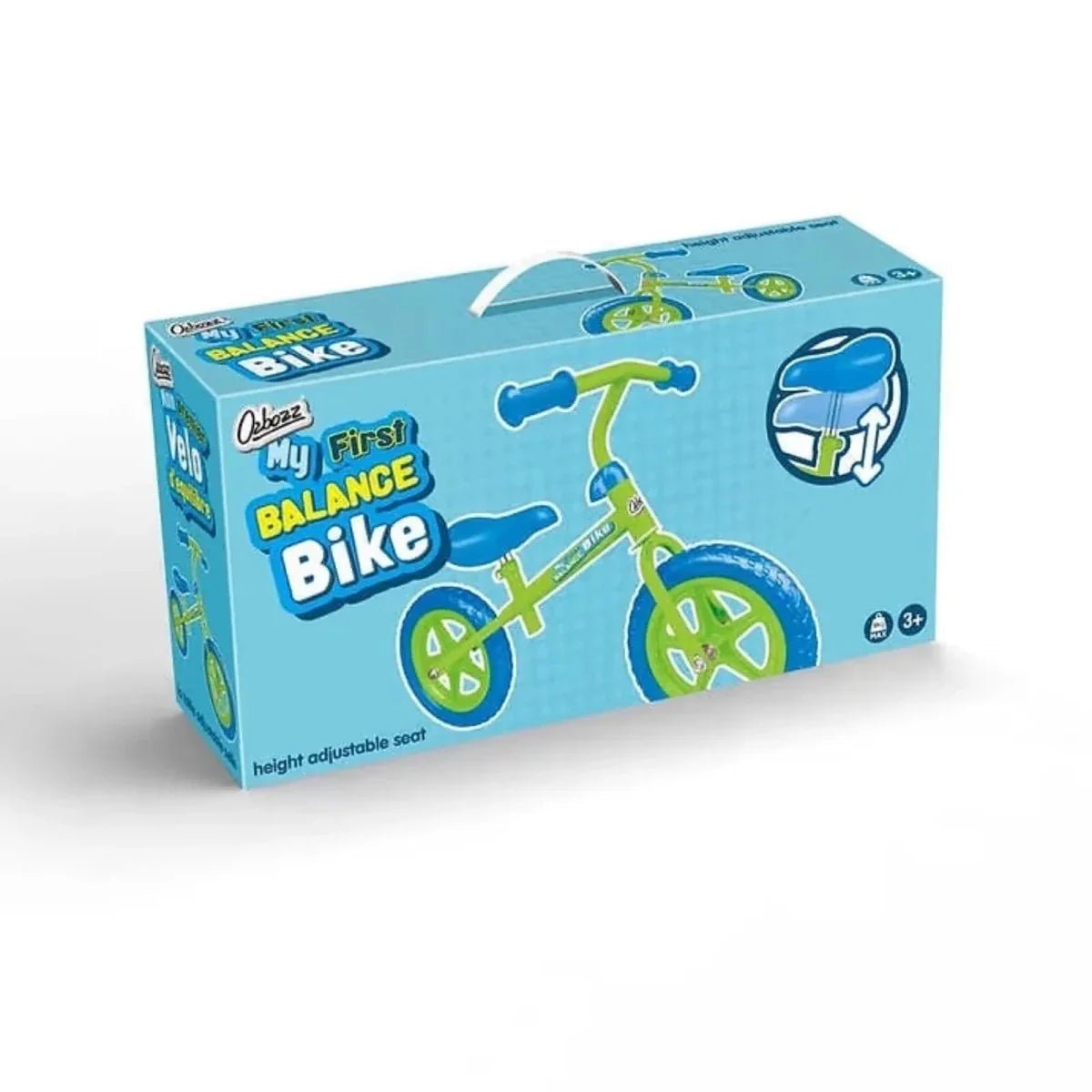 Ozbozz My First Balance Bike - Green & Blue | Luxury Home Accessories | Heulog Glow