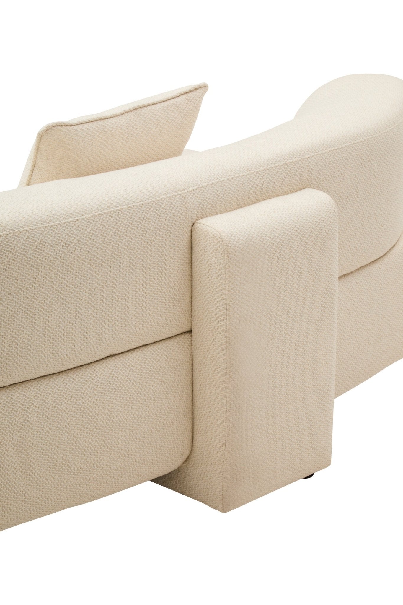 Ozzano Cream Linen 3 Seater Sofa | Luxury Home Accessories | Heulog Glow