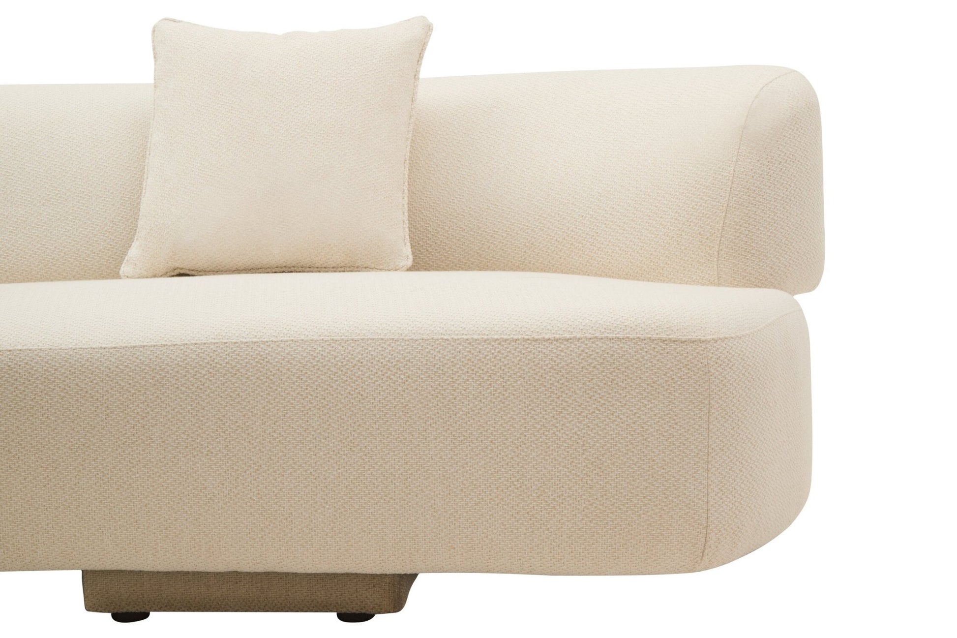 Ozzano Cream Linen 3 Seater Sofa | Luxury Home Accessories | Heulog Glow
