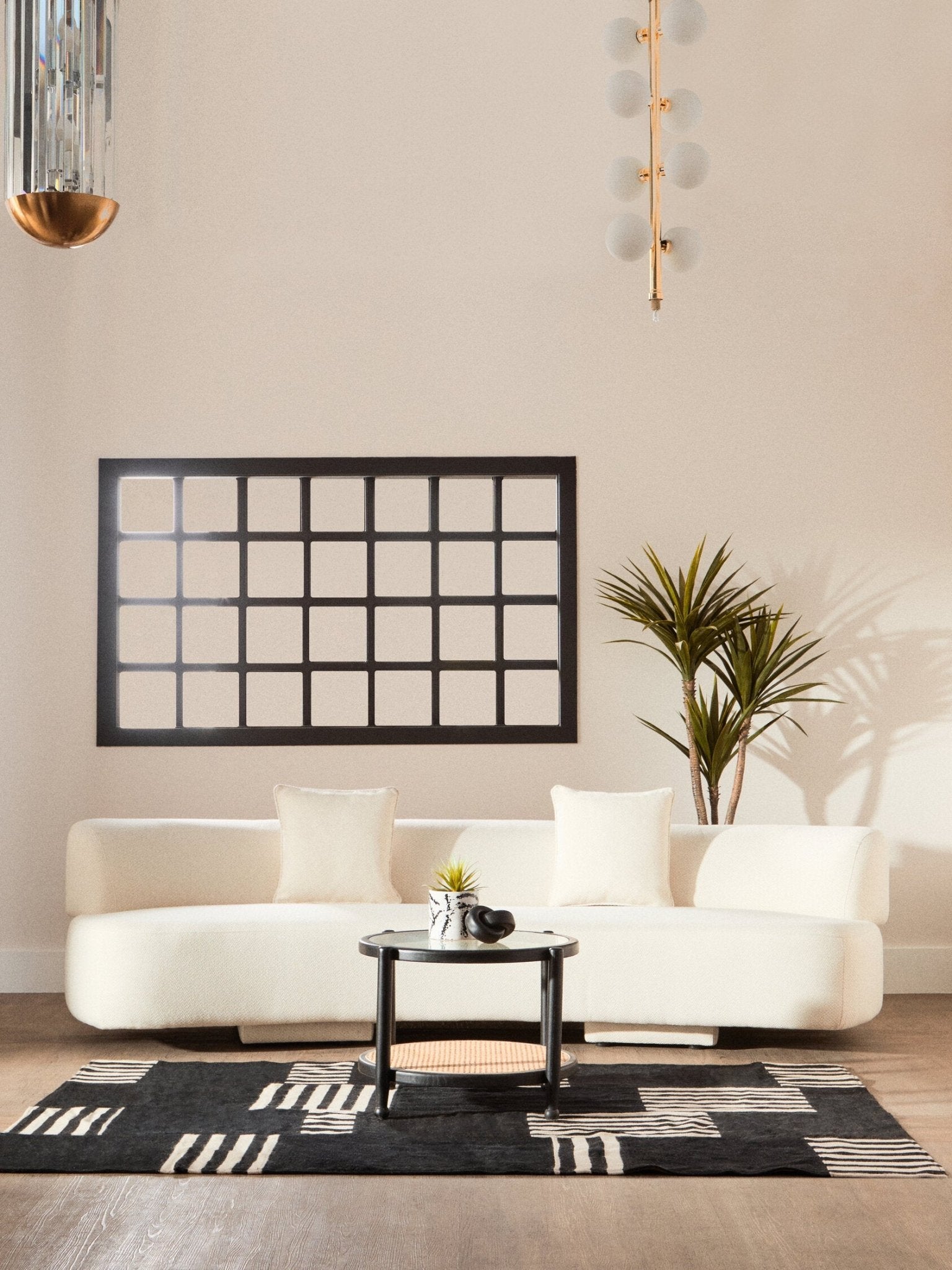 Ozzano Cream Linen 3 Seater Sofa | Luxury Home Accessories | Heulog Glow