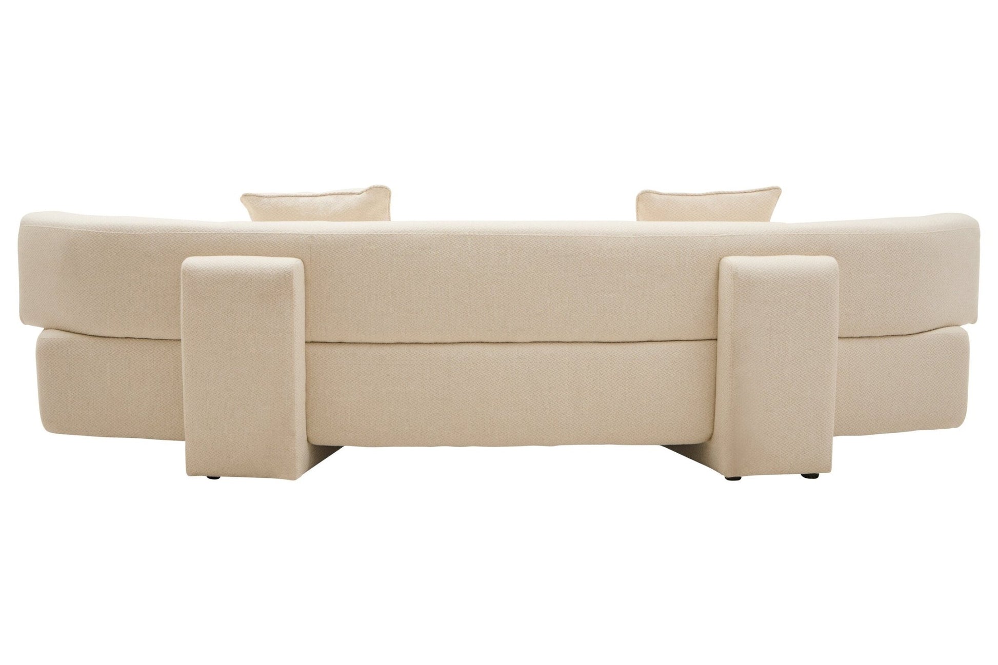 Ozzano Cream Linen 3 Seater Sofa | Luxury Home Accessories | Heulog Glow