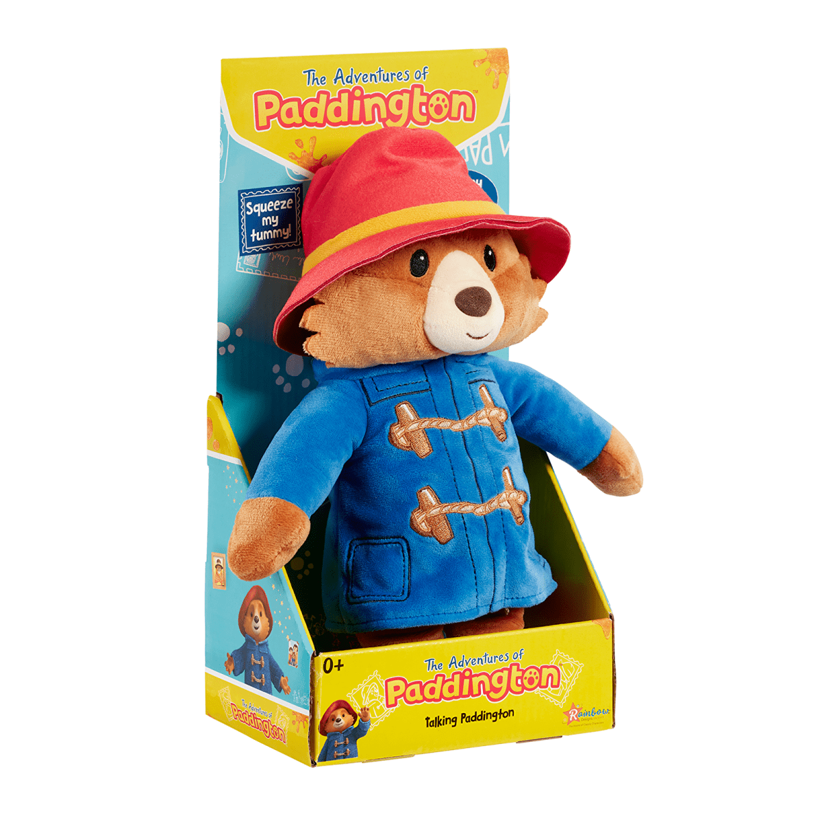 Paddington TV Bear Talking Soft Toy Teddy for Babies and Toddlers 25cm | Luxury Home Accessories | Heulog Glow