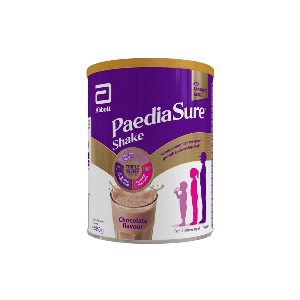 PaediaSure Shake Chocolate Flavoured Nutritional Supplement Powder for Kids 850g | Luxury Home Accessories | Heulog Glow