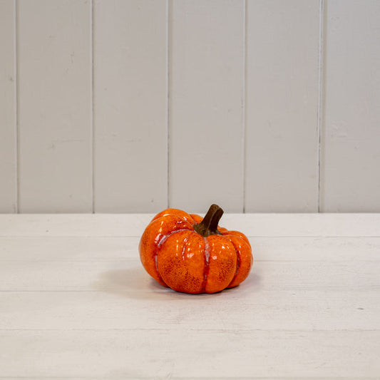 Large Wonky Vintage Style Pumpkin in Orange