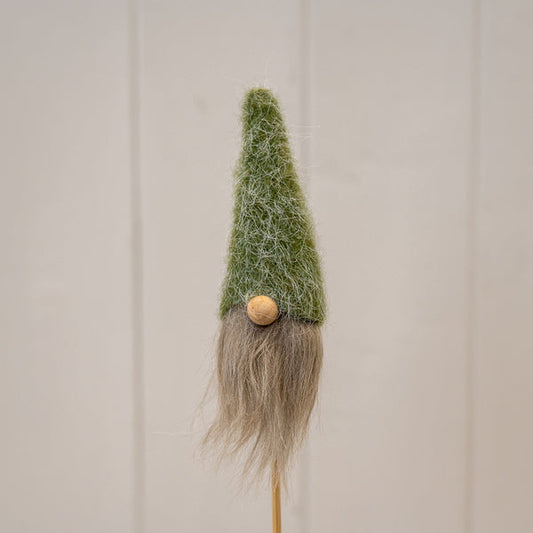 Green Woolly Gonk with Pick