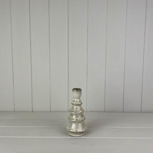 Glazed Ceramic Candle Holder L7xD7xH16cm