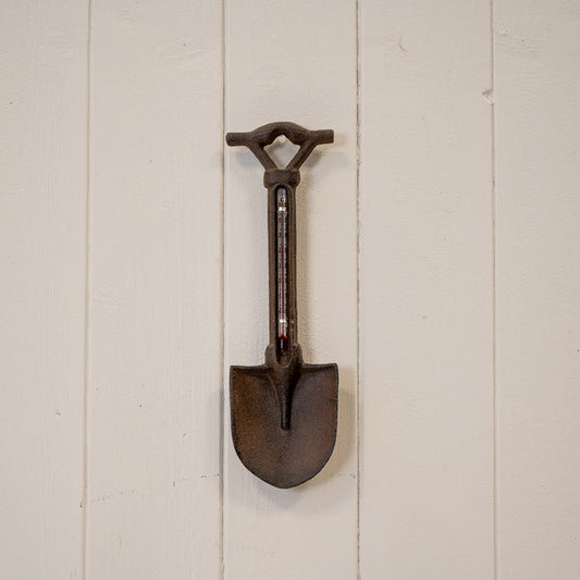 Cast Iron Spade Thermometer 6.5x1x23.5cm