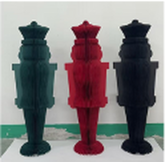 Paper Nutcracker In Deep Green