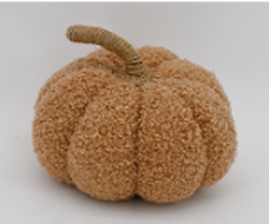 Brown Boucle Pumpkin Medium