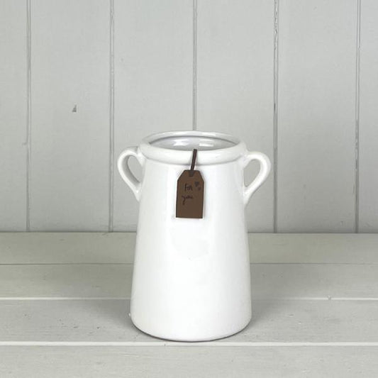 White Vase 14cm