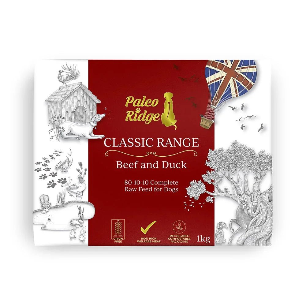 Paleo Ridge Classic Beef and Duck 1kg | Luxury Home Accessories | Heulog Glow