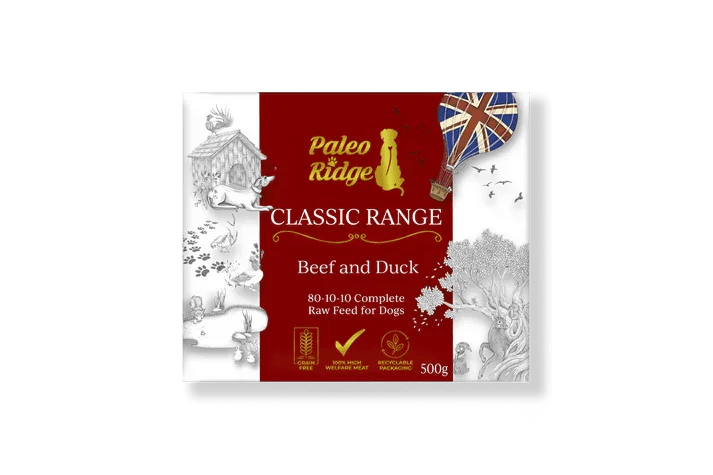 Paleo Ridge Classic Beef & Duck 500g | Luxury Home Accessories | Heulog Glow