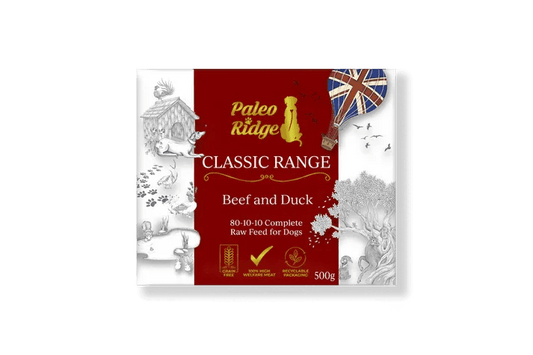 Paleo Ridge Classic Beef & Duck 500g | Luxury Home Accessories | Heulog Glow