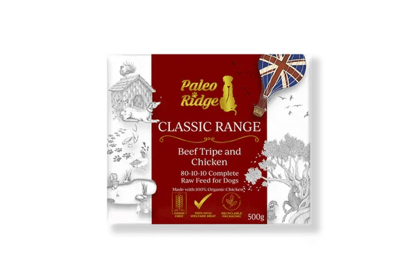 Paleo Ridge Classic Beef Tripe and Chicken 500g | Luxury Home Accessories | Heulog Glow