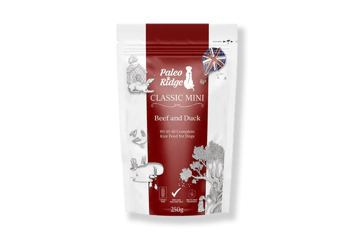 Paleo Ridge Classic Mini Beef and Duck 250g | Luxury Home Accessories | Heulog Glow