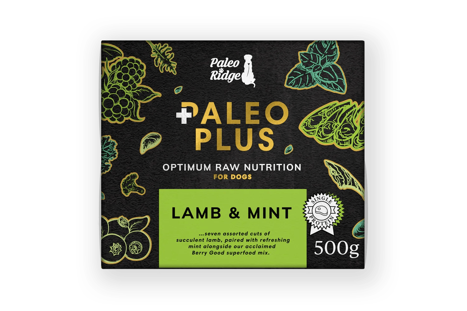 Paleo Ridge Paleo Plus Lamb & Mint 500g | Luxury Home Accessories | Heulog Glow