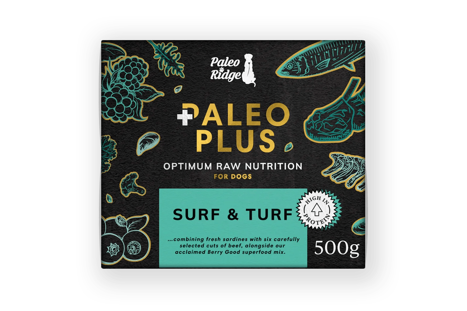 Paleo Ridge Paleo Plus Surf & Turf 500g | Luxury Home Accessories | Heulog Glow