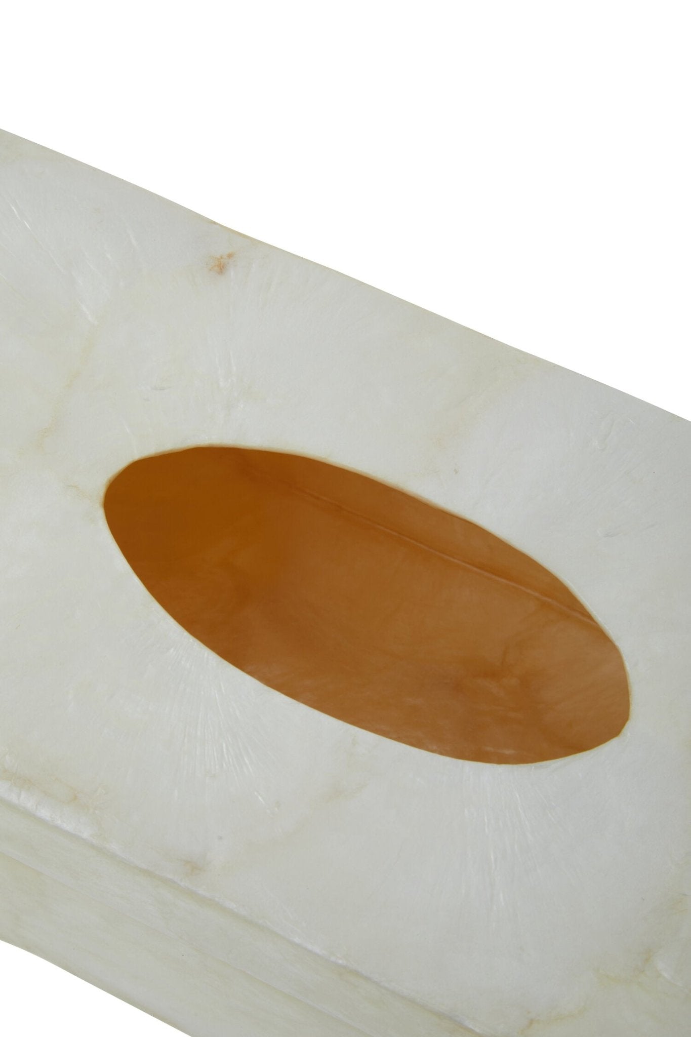 Palu White Sea Shell Tissue Box | Luxury Home Accessories | Heulog Glow