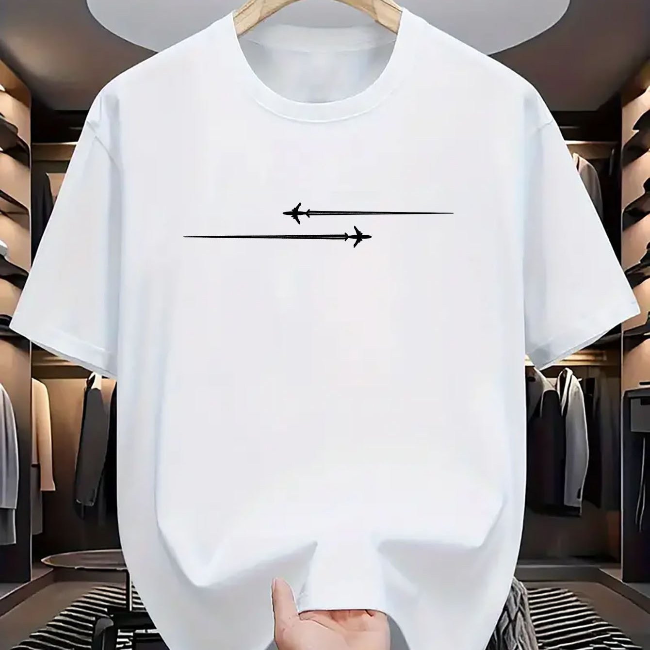 Pattern Printed Comfortable Sports Round Neck T-shirt | Luxury Home Accessories | Heulog Glow