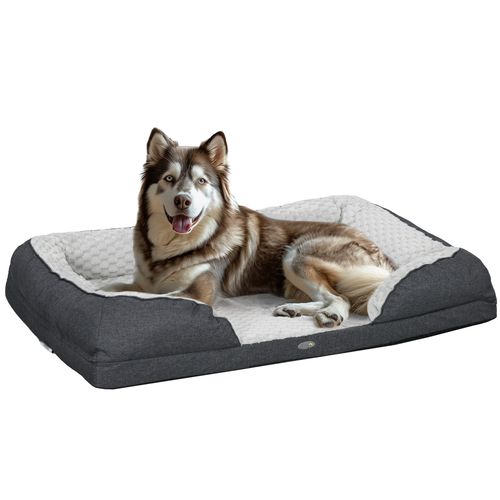 PawHut Dog Bed Calming Pet Bed Dog Mattress for Large Dogs - Charcoal Grey | Luxury Home Accessories | Heulog Glow