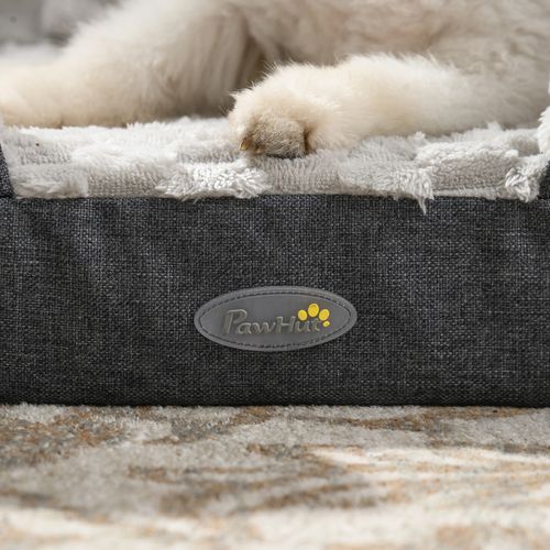 PawHut Dog Bed Calming Pet Bed Dog Mattress for Large Dogs - Charcoal Grey | Luxury Home Accessories | Heulog Glow