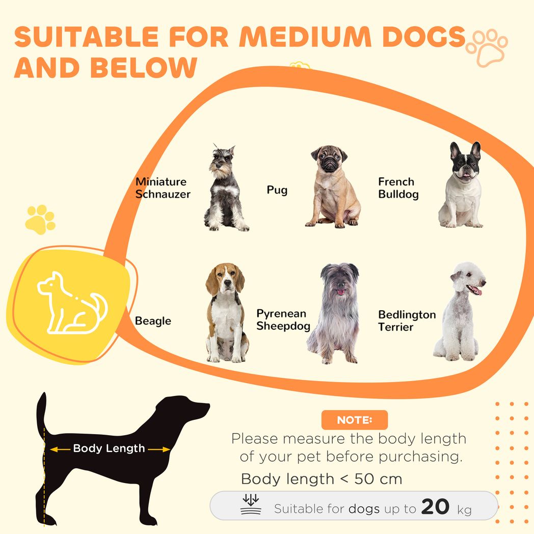 PawHut Dog Crate Furniture with Anti-Chew Resistant Mesh for Medium Dogs | Luxury Home Accessories | Heulog Glow