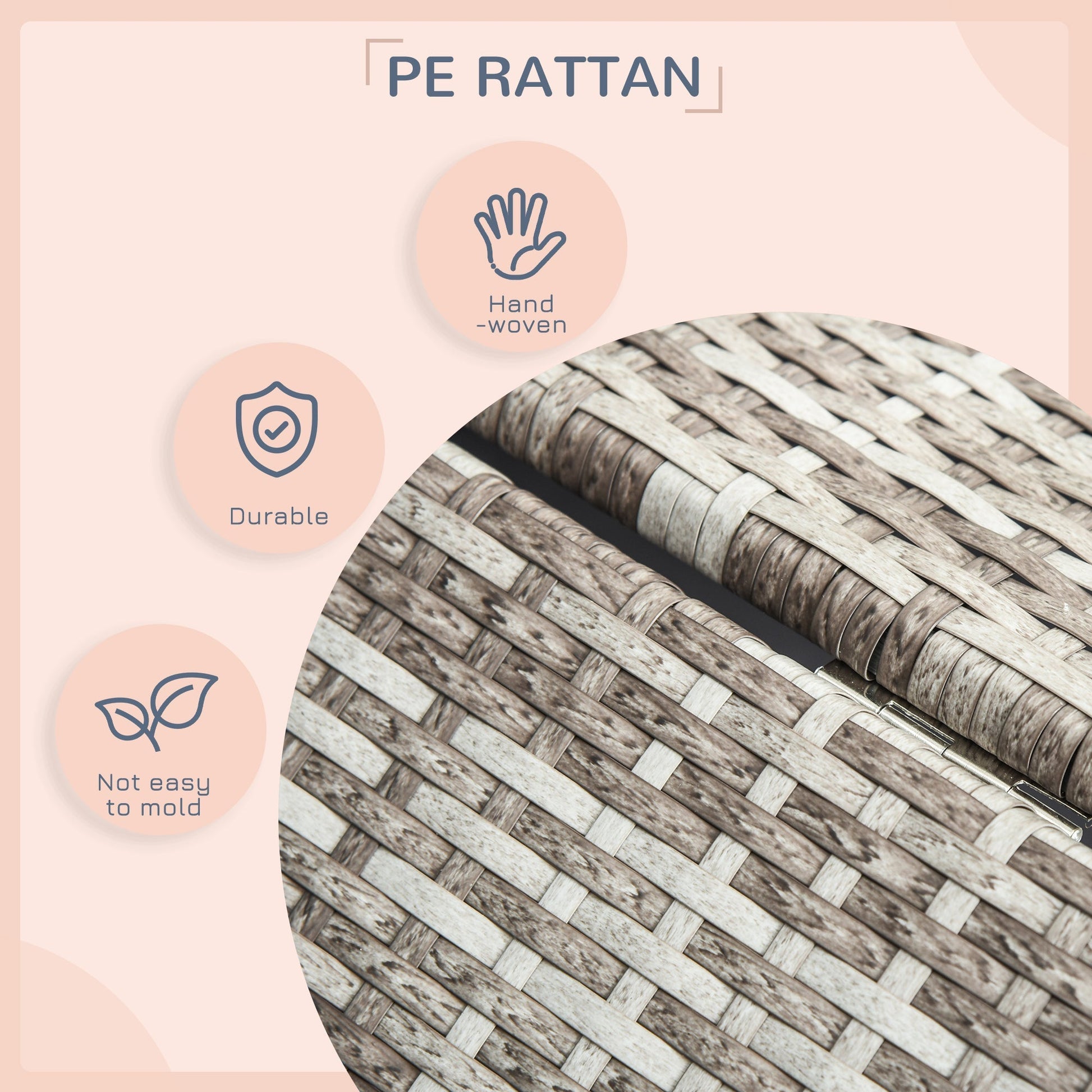 PawHut Wicker Dog House, Rattan Pet Bed with Soft Cushion | Luxury Home Accessories | Heulog Glow