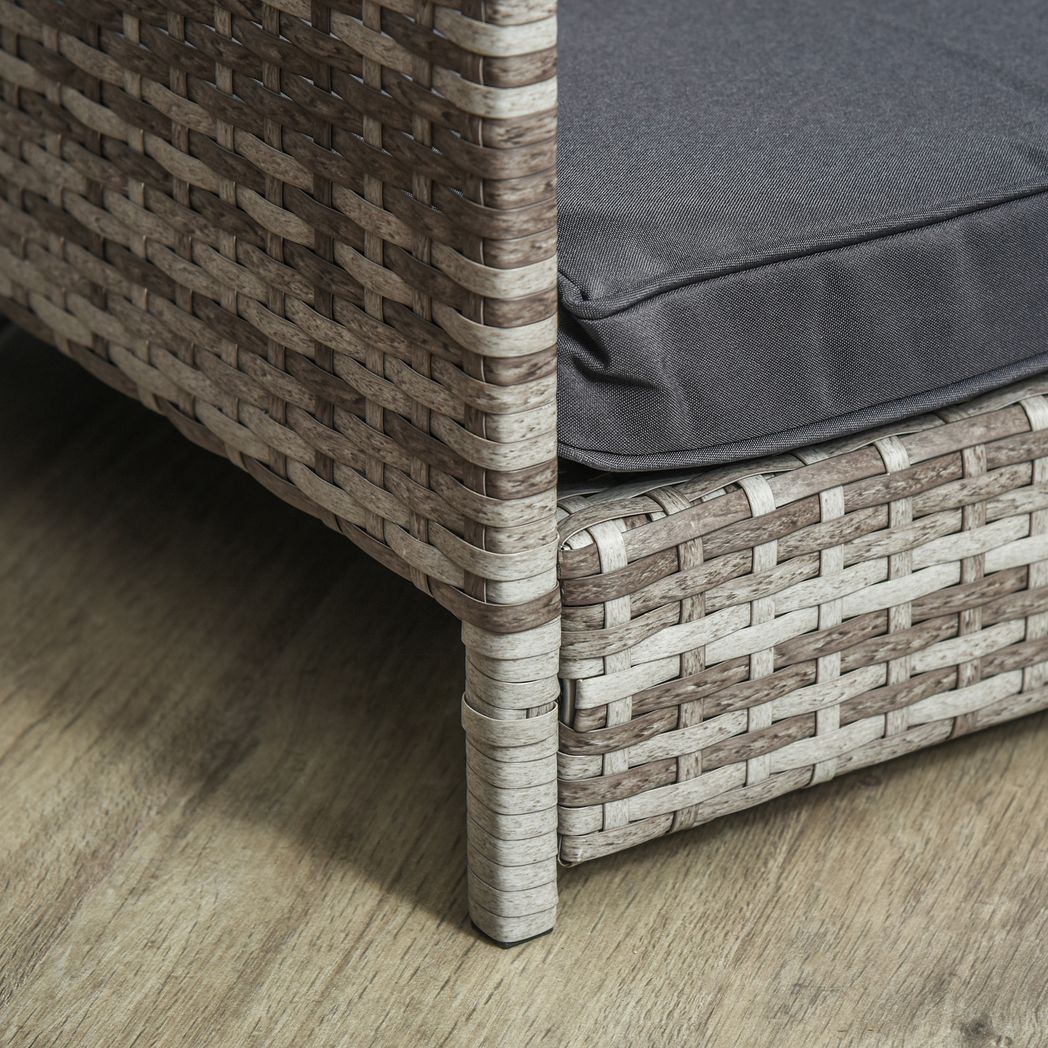 PawHut Wicker Dog House, Rattan Pet Bed with Soft Cushion | Luxury Home Accessories | Heulog Glow