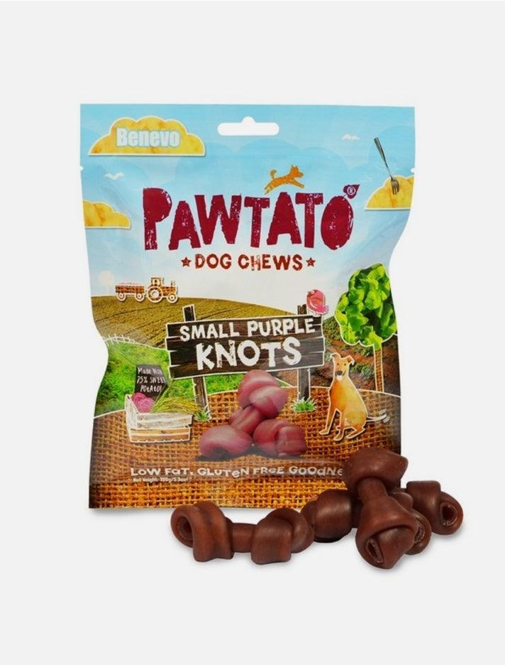 Pawtato Purple Knots 150g (Vegan) | Luxury Home Accessories | Heulog Glow
